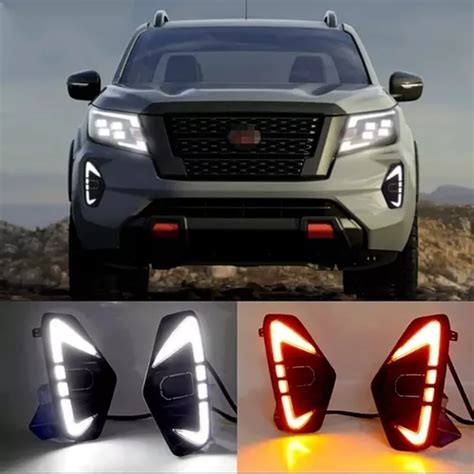 Faros Niebla Np300 Frontier 2021 2022 Solo Rejillas Led Drl Envío gratis