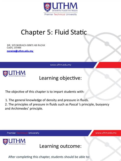 Ch5 Static Fluid | PDF | Buoyancy | Pressure