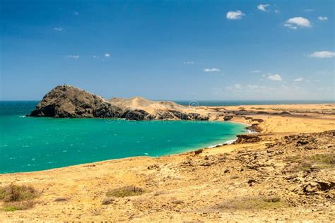 Coast of La Guajira Peninsula Stock Photo - Image of landscape, cabo ...