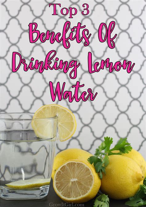 Top 3 Health Benefits Of Drinking Lemon Water Just Tiki Drinking