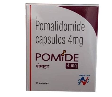 Pomalidomide Pomide Mg Capsules Treatment Anti Cancer At Rs