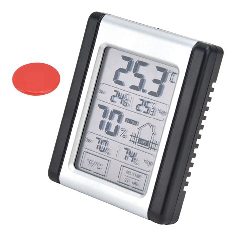 High Accuracy Digital Thermometer Hygrometer Touch Screen Electronic Temperature Humidity Meter