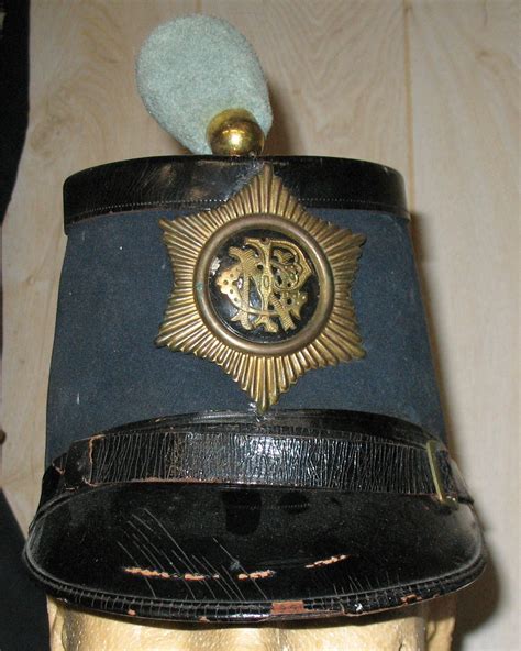 model  shako hat maker marked indian wars era civil war antiques