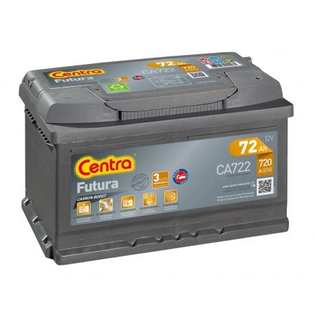 CA722 AKUMULATOR CENTRA FUTURA 12V 72Ah 720A