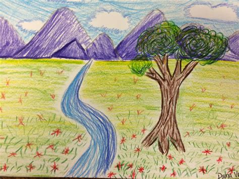 Mrs. Wille's Art Room: Step-by-step Landscape Drawings