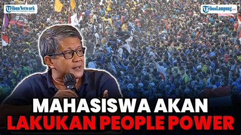 Jika Rocky Gerung Ditangkap Mahasiswa Disebut Akan Lakukan People