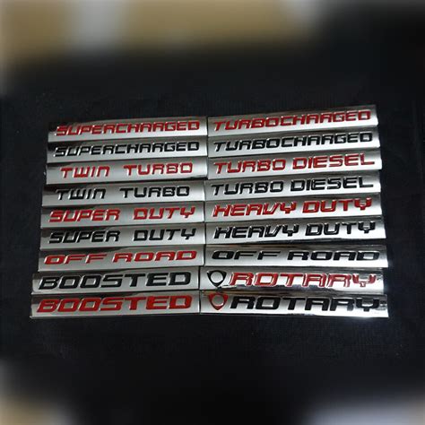 X Silver Hybrid Red Chrome Metal Sticker Badge Decal Emblem Motors Awd