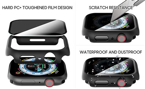 Suoman 3 Pack Para Apple Watch Series 8 7 45 Mm Protector Case Pantalla