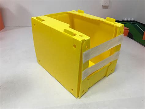 Corrugated Plastic Stackable Storage Bins Open Front -Polyflute Supplier