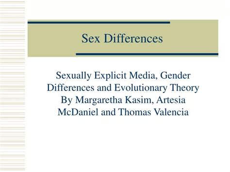 Ppt Sex Differences Powerpoint Presentation Free Download Id9670320