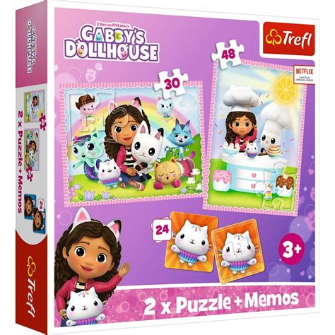 Puzzle W Memos Gabi Z Kocim Przyjacielem Koci Domek Gabi Gabby S