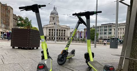 Nottingham E Scooter Trial S Return In 2024 Described As A Right Nuisance By City Centre