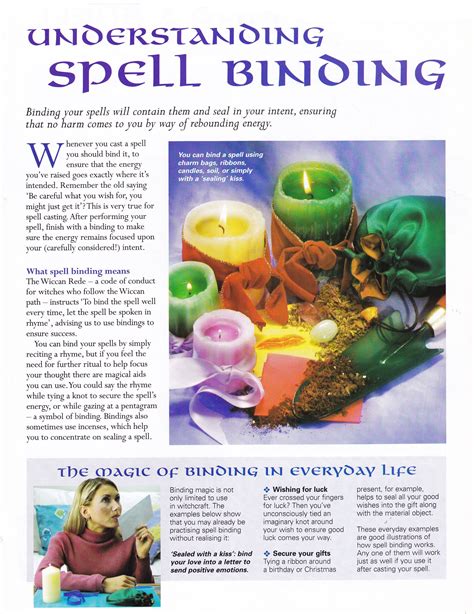 Understanding Spell Binding Witchcraft Wicca Spelling