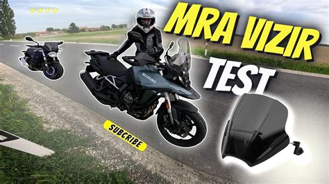 MRA Naked Vizir Test Sv650 YouTube