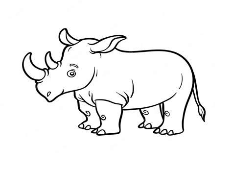 Desenho De Rinoceronte - Mais de 20 páginas para colorir de rinocerontes - PDF para impressão ...