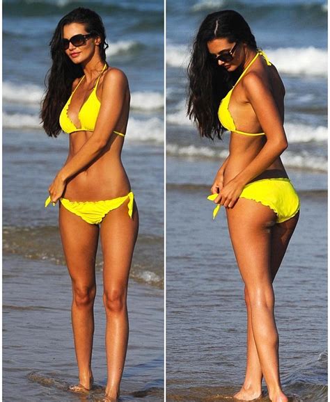 Mario Falcone Girlfriend Emma McVey Flaunts Her Abs In Yellow Bikini On Dubai Beach My Blog
