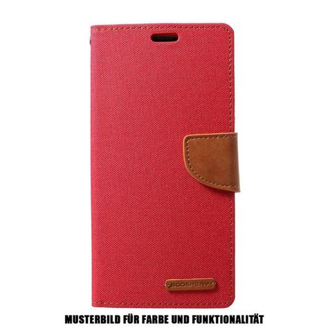 Goospery Motorola Moto G Play H Lle Leder Stoff Case Canvas