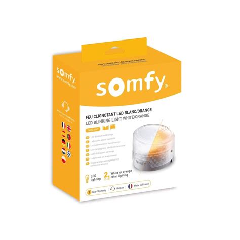 Feu Orange Pour Motorisation Somfy Ce Feu Clignotant Permet De Signaler