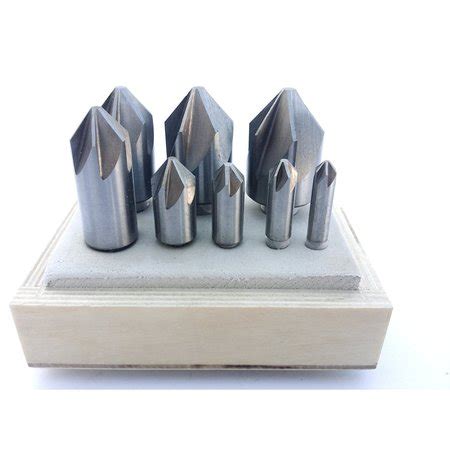 Hhip Piece Degree Flute High Speed Steel Countersink Set