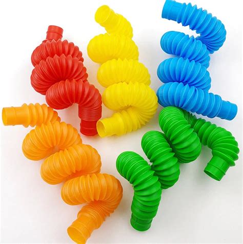 5pcs Mini Pop Tubes Sensory Toy For Adult Fidget Stress Etsy