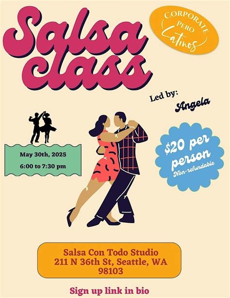 Salsa Dance Night Con CPL: May @ Salsa Con Todo, Salsa Con Todo