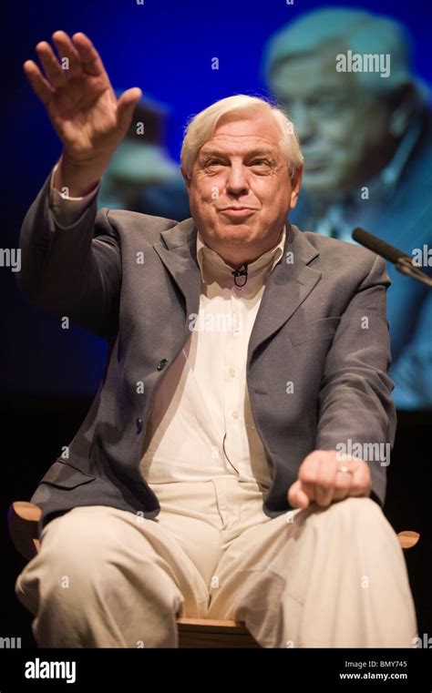 John Simpson BBC News foreign correspondent pictured speaking at Hay ...