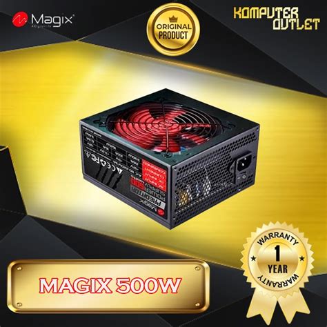 Jual PSU MAGIX 500W POWER SUPPLY PC KOMPUTER 500W ATX PSU STANDARD