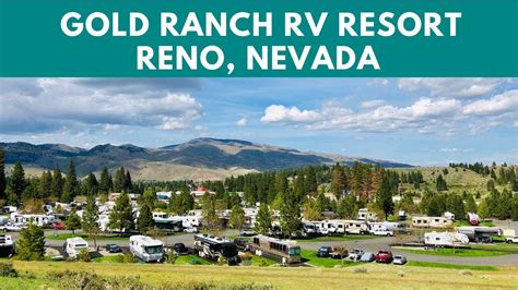 Gold Ranch Rv Resort Near Reno Nevada Youtube