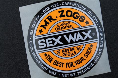 Mr Zog S Sex Wax Surfboard Neon Orange Original SW A Vintage Surfing