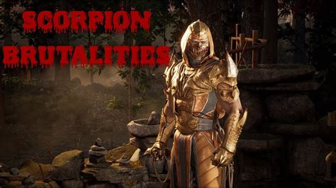 Scorpion Brutalities Tutorial Mortal Kombat Youtube