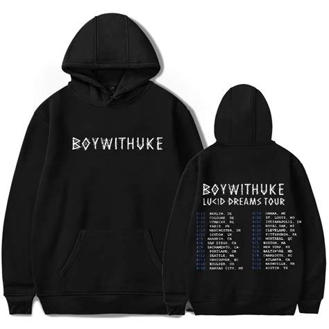 Boywithuke Lucid Dreams Tour 2024 Hooded For Men Drawstring Hoodies