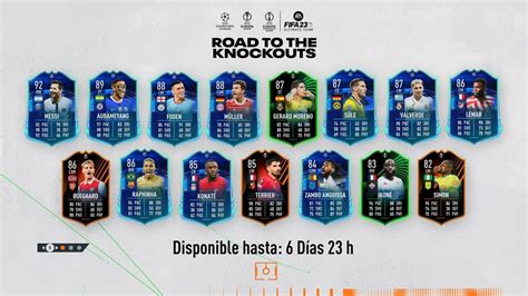 Fifa Aqu Puedes Ver Las Cartas Del Equipo Rttk Road To The Knockouts