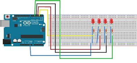 Membuat Running LED Dengan Arduino