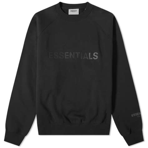 Fear Of God Essentials Sweatshirt Black Mrsorted