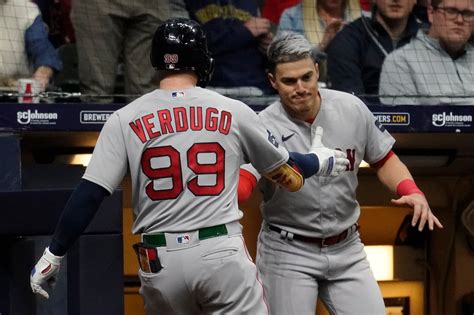 Alex Verdugo Homers Again As Red Sox Beat Brewers 5 3 To Open Series