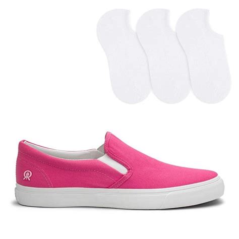 Tênis Rainha Slip On Iate II Eco 3 Pares de Meias Color Sports