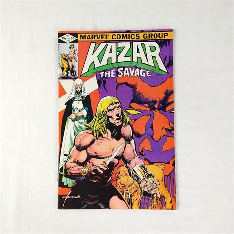 Ka Zar The Savage St Appearance Of Belasco Marvel Comics Vf