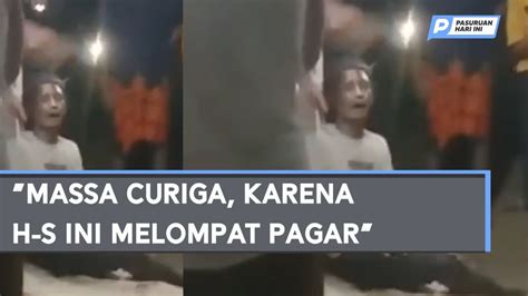 Kali Keluar Masuk Penjara Residivis Ini Digebuki Saat Panjat Rumah