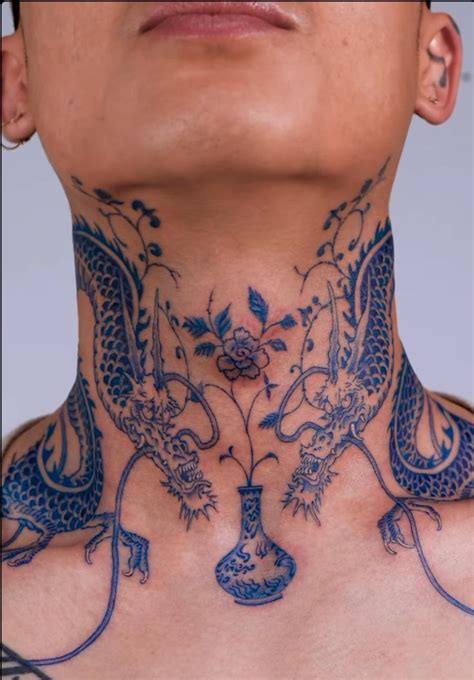 Oozy On Instagram Blue Neck Oozy Oozytattoo Bluetattoo Tattoo