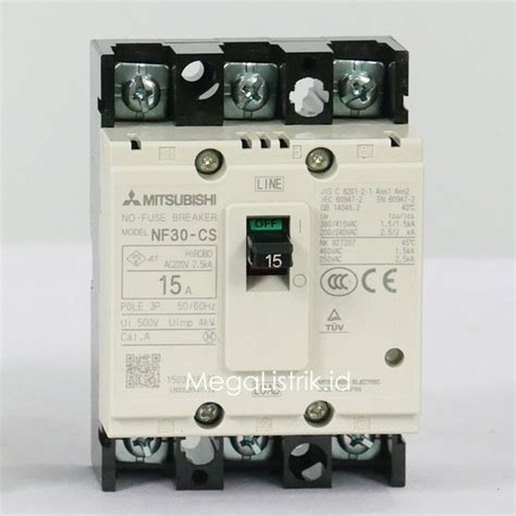 Jual Mitsubishi Nfb Mccb No Fuse Breaker Nf Cs P A Di Lapak