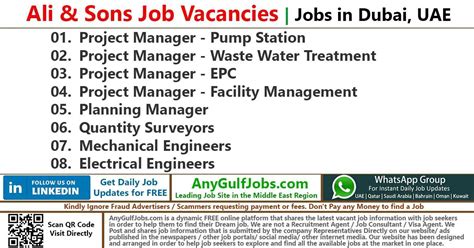 Multiple Ali Sons Job Vacancies Dubai Uae Anygulfjobs