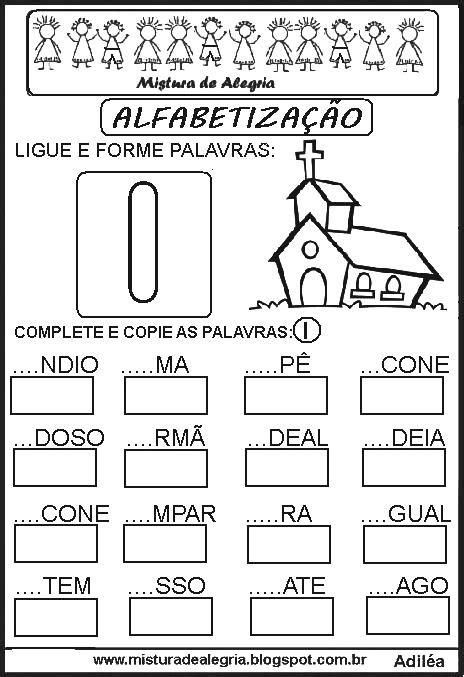 Atividade Alfabetiza C3 A7 C3 A3o Ligar Formar Palavras Letra D D1F