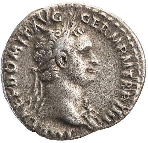 Denarius Domitian IMP VIIII COS XI CENS POTES P P Minerva Roman