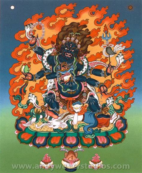 Mahakala 6 Arms Original Andy Weber Studios