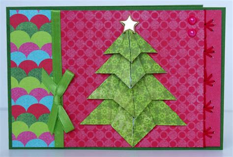 Origami Maniacs: Tea Bag Folding Christmas Tree Card