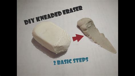 HOW TO MAKE A KNEADED ERASER YouTube