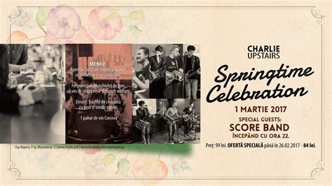 Springtime Celebration Charlie Upstairs Clujlife Te Scoate Din Cas