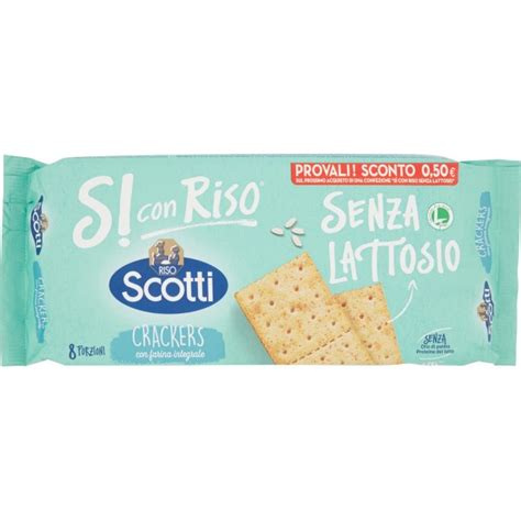 Scotti S Con Riso Senza Lattosio Crackers Integrali Pacchetti