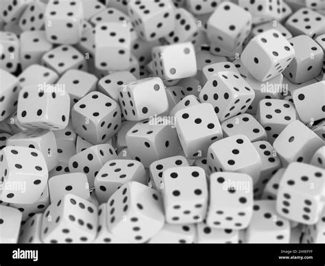 Dice wallpaper Black and White Stock Photos & Images - Alamy