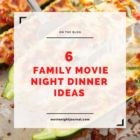 6 Family Movie Night Food Ideas - Movie Night Journal